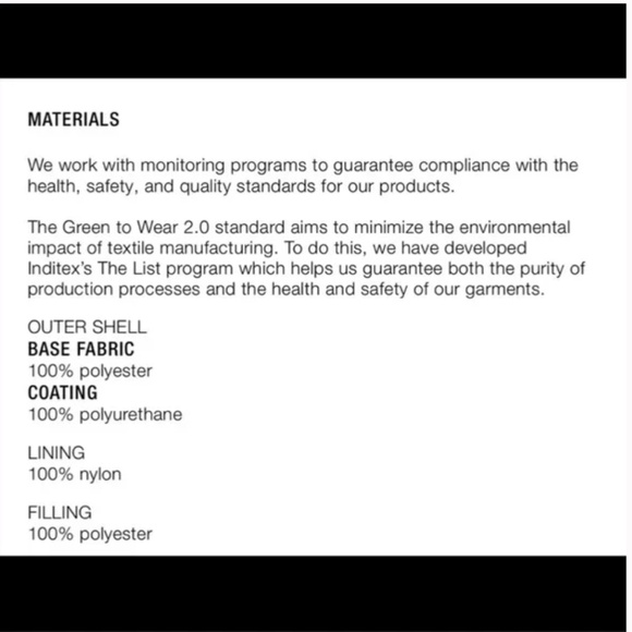 ZARA CROPPED FAUX LEATHER PADDED PUFFER JACKET NWT - Picture 10 of 11